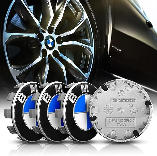 Brogtorl 4 Stück Nabendeckel für BMW 68MM Radnabenkappen Felgendeckel Felgenkappen Nabenkappen Wheel Caps Radnabenabdeckung
