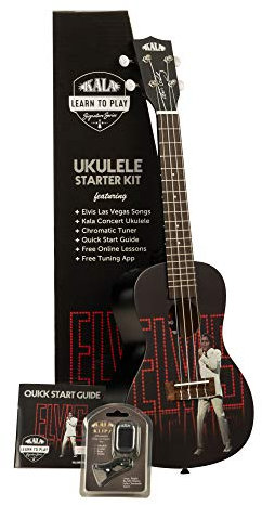 Kala Learn To Play - Anfängerset mit Ukulele Viva Las Vegas (KALA-LTP-C-ELV), 24.1 x 9.5 x 64.8 cm