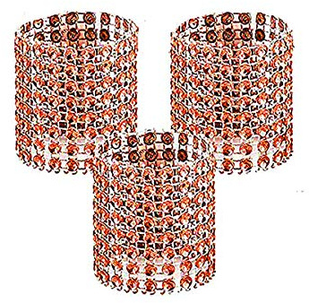Anloo Serviettenringe, 20 Stück Roségold Silber Bling Strass Diamant Serviettenschnallen für Tischdekoration, Hochzeit, Abendessen, Party, DIY Dekoration