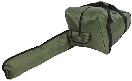ASHATA Chainsaw Carry Case Bag, 20 Inch Heavy-Duty Chainsaw Storage Bag, Oxford Cloth Portable Protection Waterproof Holder for Lumberjack(green)
