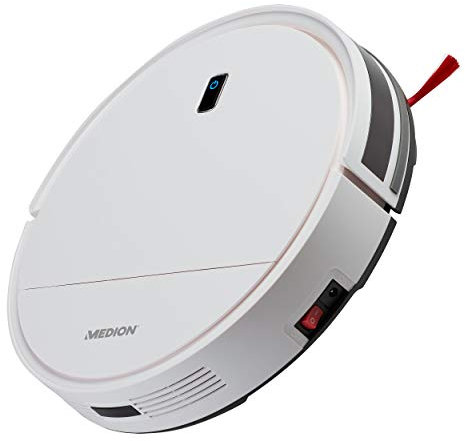 MEDION MD 19700 Roboter-Staubsauger, Weiß