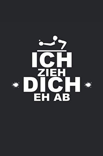 Tischtennis ich zeih dich eh ab: Punktraster Notizbuch (6x9 Zoll) mit 120 Seiten