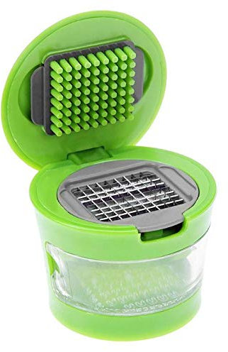 Garlic Crusher Press Ginger Garlic Press Cutter Mincer Chopper Crusher Slicer Peeler Grater Dicer Tool for Kitchen