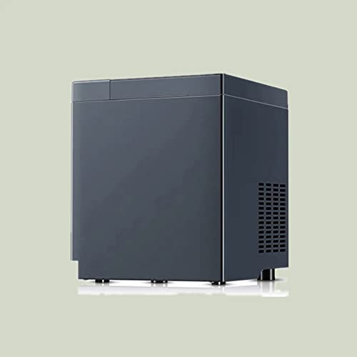 PanHuiWen Machine a Glacons Cube Machine a Glace Italienne Pro 7 Glaçons par 8 Min Stérilisation UV pour Les FêTes Boissons MéLangéEs -Le Noir