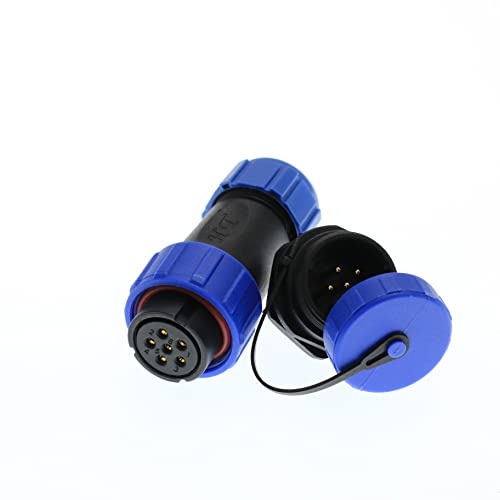 ZBLZGP HE21 connettore maschio a 6 poli 30A 8-12 mm cavo IP68 impermeabile connettore maschio connettore femmina connettore maschio aviazione circolare montaggio a pannello industriale