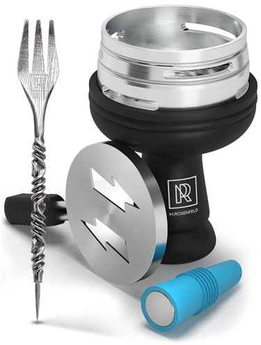 M. ROSENFELD Phunnel Head Smokebox - Cabezal de silicona para shisha con caja de humo modificada HMD y enchufe de silicona - Accesorios para shisha que se adaptan a todas las shisha comunes (Básico +)