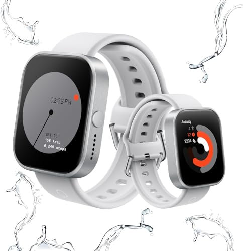CMF BY NOTHING Watch Pro Smartwatch,1.96'' AMOLED Display, IP68 Water Resistant Multi-System GPS Fitness Tracker with Health Monitoring, 13Day Battery Life(Silver)
