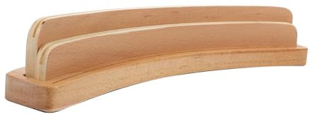 Abaodam Spielkartenhalter Aus Holz Gebogener Kartenhalter Organizer Für Kartenspiele Kartenständer Mit Einfacher Ordnung Und Sichtbarkeit Für Pocket Binokel Bridge Und Andere Spiele