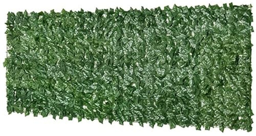 Künstliche Efeu Sichtschutz Gartensichtschutz Seitenmarkise 1x1m 1x5m 1x10m Outdoor Wetterfest Green Fence Balkon-Sichtschutz Kunstpflanzen Trennwand Für Garten Balkon Außenbereich(Size:1x6m)