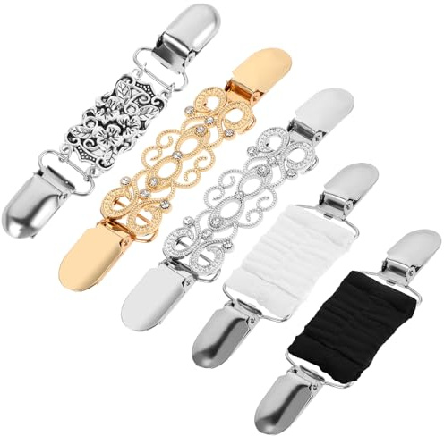 Cinch Clip 5 Stück Clips Für Kleidung Cardigan-Clip kleiderclips Rücken-Cinch-Clips Pullover-Clips Schal-Clips Kragen-Clips Waist Clip Machen Clip ärmelhalter Damen