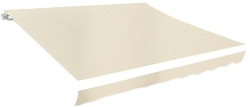 Toldo de Lona, Protección UV, Sombra Fresca, 4 x 3 m, Poliéster, Repuesto para Jardín