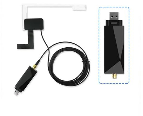 DAB+Antenna Con Adattatore USB Auto Radio Digitale Sintonizzatore Ricevitore DAB+Adattatore Per Android Multimedia Autoradio