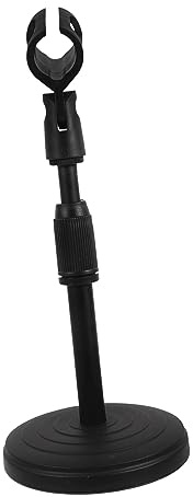 UPKOCH Stabiler Schreibtisch-mikrofonständer Mit Mikrofonclip Höhenverstellbar Für Den Einsatz Auf Dem Desktop Und Laptop