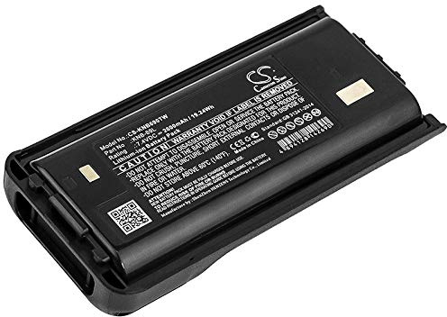 Cameron Sino ACCCHEN Batterie rechargeable pour NX-240, NX-240V16P, NX-240V16P2, NX-248, NX-340, NX-340U16P, TK-3402, TK-3402U16P, TK-D240, TK-D340 (2600 mAh/19,22) 4 Wh) KNB-69 l