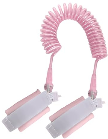 Barnens promenadsele - maximala mått på 150 cm, ABS-ståltrådsmaterial, mjuk armbandslänk | oberoende aktivitetshjälp, rosa och blå färg, tillbehör