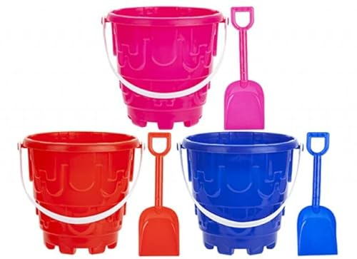 PMS 5.5 x 5.75 ROUND CASTLE BUCKET W/SPADE + HANGTAG