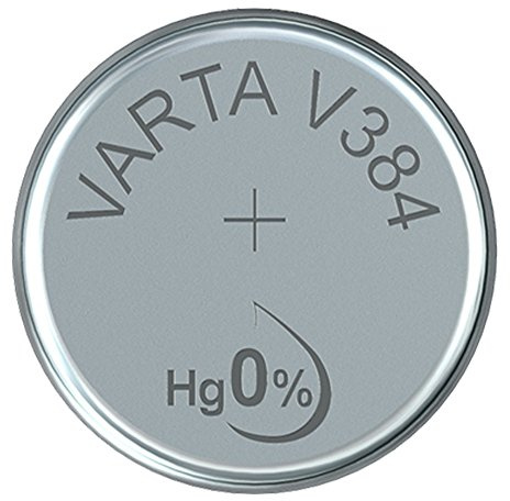 'Varta V384 Silver Oxide Button Cell Pack of 1 Silver 14501384