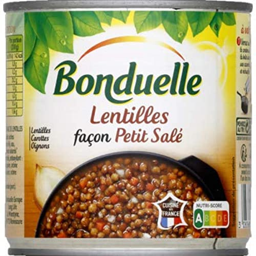 Bonduelle Lentilles façon petit salé - La boîte de 400g