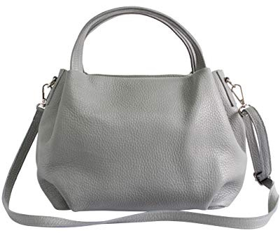 AMBRA Moda Damen handtasche Henkeltasche Schultertasche aus Echtleder GL023