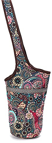 Shiwaki Yogamatten-Tasche mit großer Tasche und Reißverschlusstasche, passend für die meisten Matten, Yoga, Yoga-Taschen und Tragetaschen für Frauen