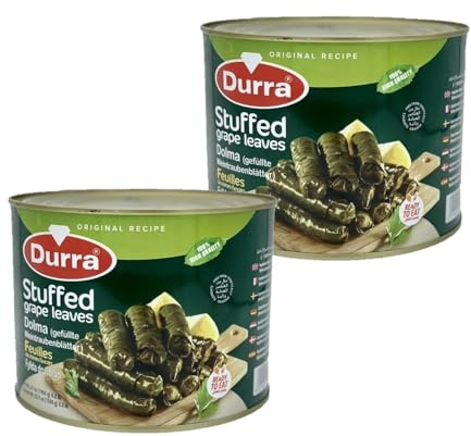 Lot 2x Feuilles de vigne farcies au riz / Dolma - Durra - 1,9kg