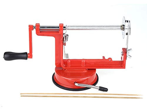 Cortador de Patatas en Espiral, Mango Antideslizante Cortador de Tornado Cortador De Verduras En Espiral Tornado de Pepino en Espiral Manual, Herramienta para Hacer Chips de Frutas y Verduras