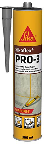 Sika flex PRO 3 Purform - Sigillante ad alte prestazioni a base di poliuretano per fughe e costruzione civile, cartuccia da 300 ml (1, grigio cemento)