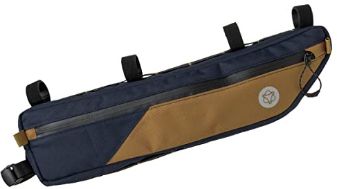 AGU Borsa Venture 44x10x6cm Telaio Piccolo Blu/Marrone 3lt