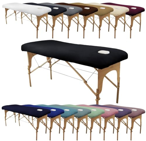 Vivezen - Drap housse de protection en éponge pour table de massage - Plusieurs coloris