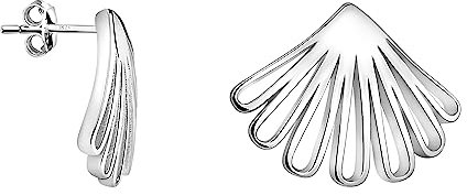 SOFIA MILANI - Damen Ohrringe 925 Silber - Fächer Ohrstecker - E2154