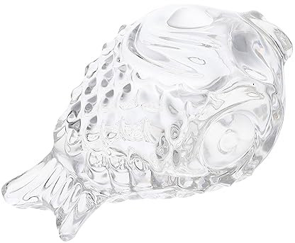 NAMOARLY Fish-Shaped Cocktail Glass Cup Thickened Glass Beverage Cup Creative Drinking for Bar Party Decoration