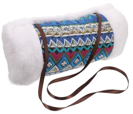 HANABASS Handwärmer Muff Aus Weichem Stoff Tragbarer Wärmemuff Für Damen Geschmeidiger Handmuff Für Winterreisen Und Outdoor Einsätze