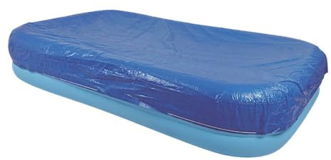 Sarini Rectangle Pool Cover for Inflatable Family Pools,Waterproof and Dustproof Cover for Swimming Pool,Hot Tub,Trampolines 2.65 m x 1.75 m,Blue