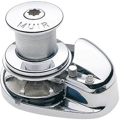 BADIKA Treuil d'ancre électrique Treuil électrique à cabestan 12 V/24 V 400 W for Bateau, Yacht