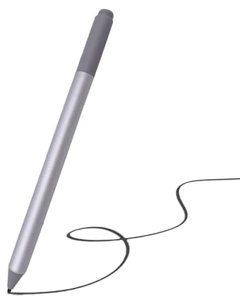 Stylet 1776 pour Microsoft Surface S Pen 1776 (EYU-00001), compatible avec Microsoft Surface Pro 9/8/X/7+/6/5/4/3, Surface3, SurfaceGo 3/2/1, Surface Laptop/Studio/Book 4/3/2/1 (Argent)