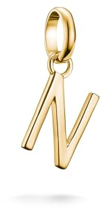 THOMAS SABO Charm Club Connect Charm-Anhänger Buchstabe Recyceltes 925 Silber