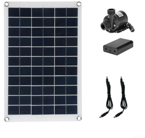 Simplifiez l'entretien de votre jardin avec ce système d'eau à panneau solaire fiable à débit de 800 l/h