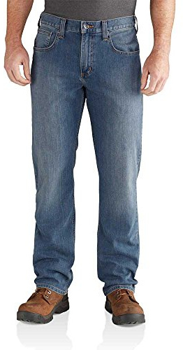 Carhartt Men's Relaxed Straight Rugged Flex Jean, Coldwater, W35 x L34
