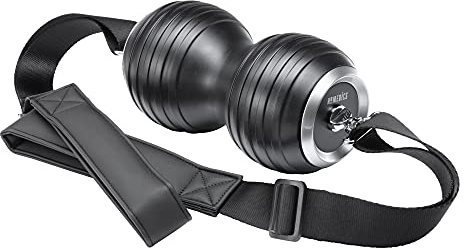 House of Marley HoMedics Doppelmassageball für Nacken Rücken Schultern Beine - Gezielte, hochintensive Vibrationsmassage mit 4 Vibrationsintensitätsstufen