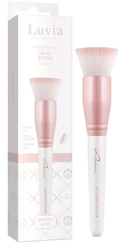 Make-Up Pinsel Luvia, Prime Buffer, Foundation Schminkpinsel Für Leichtes & Ebenmäßiges Verblenden, Veganer Kosmetikpinsel