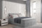 Boxspringbett mit Bettkästen Prado Doppelbett Polsterbett (160 x 200 cm, Grau)