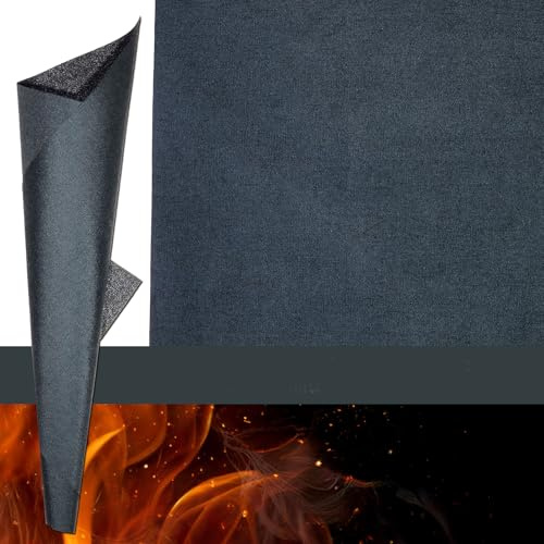 FireMat Brandschutzunterlage – Feuerfeste Unterlage für Elektrogeräte, Kaffeemaschine & Mikrowelle, Kochunterlage für Induktionsherd, rutschfest, (Silk Edition 100x60cm)