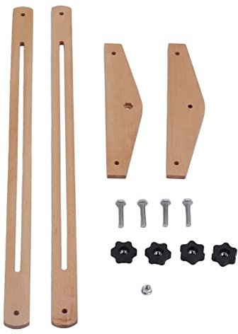 Wood Stairs Measuring Ruler Set, Adjustable Length Stair Tread Template Layout Tool Long Style 0° to 270° Scale Measuring Angle