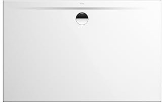 Kaldewei SUPERPLAN ZERO 1532-5, Duschwanne mit Wannenträger extraflach, 100x90cm, 353247980001, Farbe: alpinweiß
