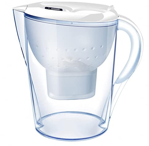 EvAnem 3.5 Litres Water Filter Jug Combo, Slim Fridge Fit Jug, With Fast Flow Filtration Technology, Reduction Chlorine, Limescale Impurities,B