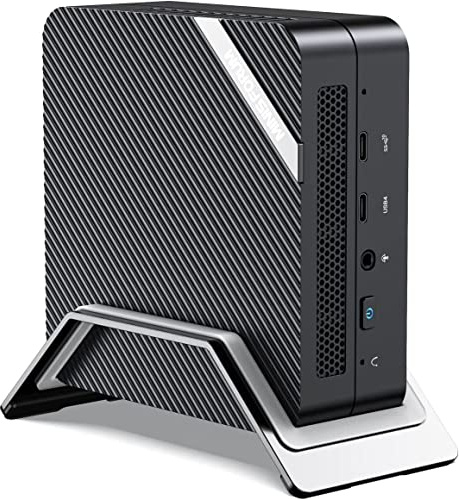MINISFORUM UM773 Lite Mini PC AMD Ryzen 7 7735HS (8C/16T, fino a 4.75GHz) Barebone Piccolo PC Senza RAM/SSD/OS, 2xHDMI (4K), 1xUSB4(8K) Output, Radeon 680M Grafica 2.5G LAN Piccolo Desktop Computer