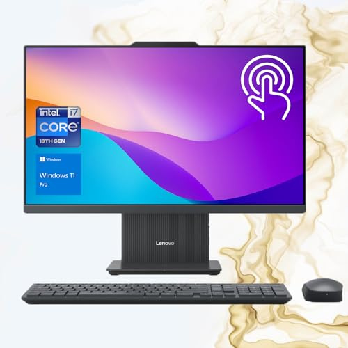 Lenovo IdeaCentre I Gen 9 Business All-in-One, 27 FHD 100Hz Touchscreen, Intel Core i7-13620H, 32GB DDR5 RAM, 1TB PCIe SSD, Wireless KB & Mouse, HDMI, RJ-45, Wi-Fi 6, Webcam, Win 11 Pro, Grey