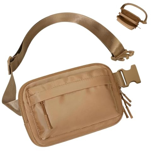 Sac Banane d'entraînement, Pochette de Taille pour Femme | Sac Banane de Grande capacité | Sac Banane pour la randonnée, la Course, Les Voyages, la Marche, Sac Banane Tendance pour Femmes et Hommes
