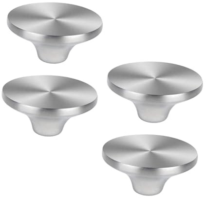 Cabilock 4pièces Lot De Boutons De Couvercle Acier Inoxydable Poignées Pratiques De Remplacement Pour Marmites Casseroles Woks Et Pots à Vapeur Design Ergonomique Facilitant La Prise Main p