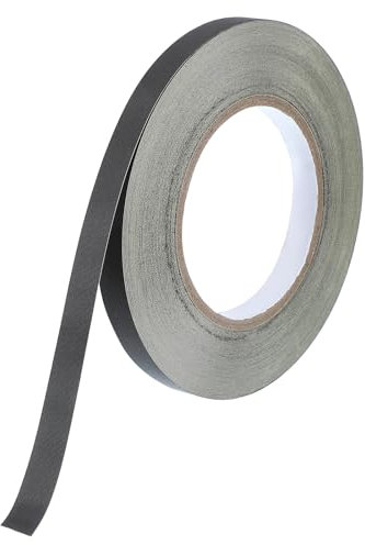 PATIKIL Acetate Cloth Electrical Tape 12mm x 30 meters, Black Insulating Fabric Adhesive Tape for Laptop Electric Automotive Guitar Repair Wire Harness